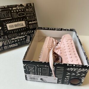 Mini Melissa Light Pink Studded Shoes